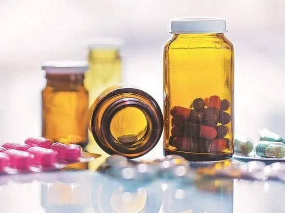 pote para cápsulas de medicamentos