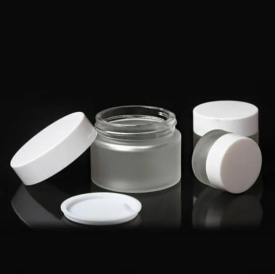 pote para creme hidratante de vidro